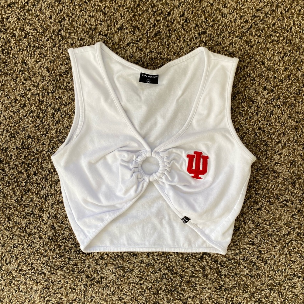 IU Hype & Vice crop top